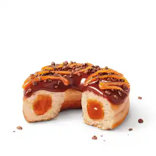 Caramilk Filled Ring Dream Donut